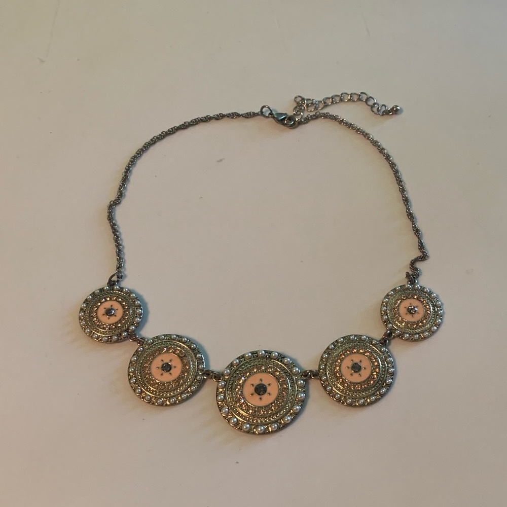 Francesca’s Gold Statement Necklace